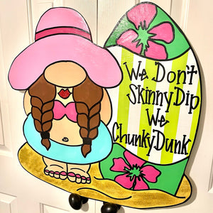 Chunky Dunk Door Hanger Sign