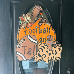 Football & Fall Door Hanger