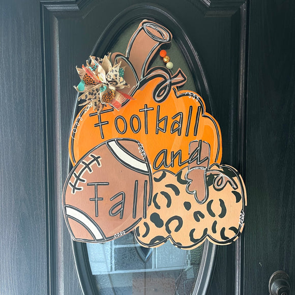 Football & Fall Door Hanger