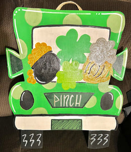 St. Patrick's Day Truck Door Hanger